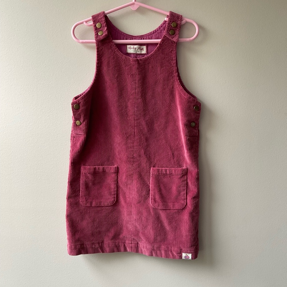 Cheeky Plum Raspberry Corduroy Parker Jumper